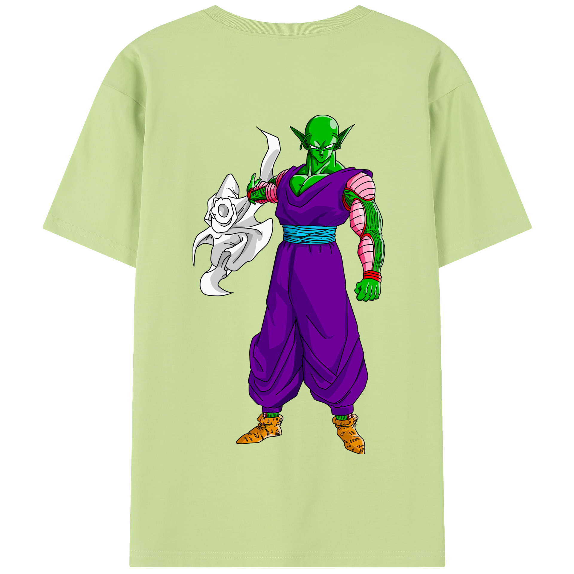 （画像用） ドラゴンボール ピッコロ DRAGON BALL Piccolo 綿100％半袖Tシャツ（背面プリント）